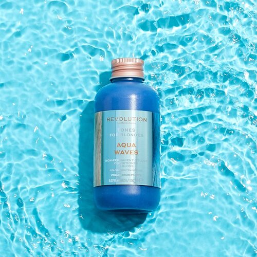Revolution Haircare Tones For Blondes tonirani balzam za blond lase odtenek Aqua Waves 150 ml Slike