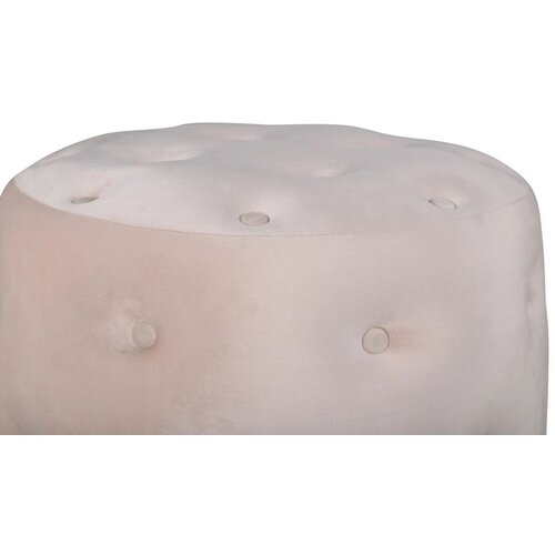 Venture Home puf Benjamin (art. 15560-880) ⌀55 cm, bijela Slike