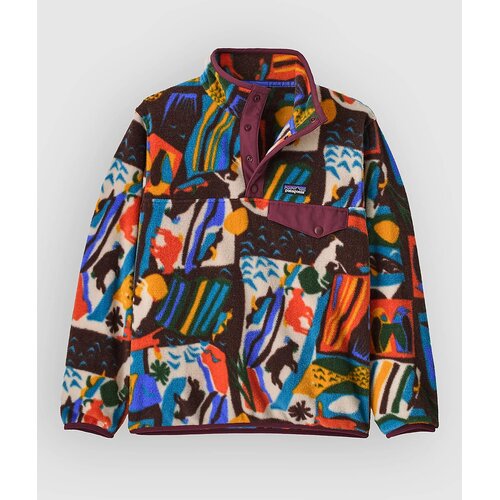 Patagonia Lw Synch Snap Kids Pulover lets chat / den brown Slike