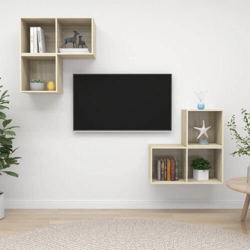  4-dijelni set TV ormarića od konstruiranog drva Cene