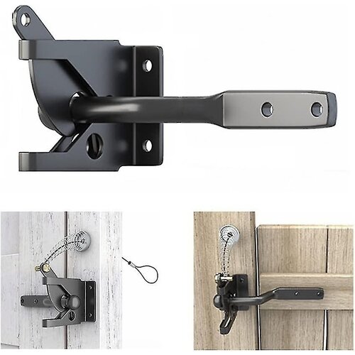 Venisymlis Ključavnica Vrata Gravity Deadbolt Samodejni Deadbolt Za Kovinsko Leseno Ograjo Iz Nerjavečega Jekla Vzmeten Nastavljiv Podaljšek Zapaha, (22124801) Cene