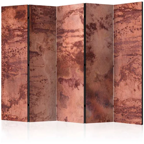  Paravan u 5 dijelova - Red Metal Sheet II [Room Dividers] 225x172