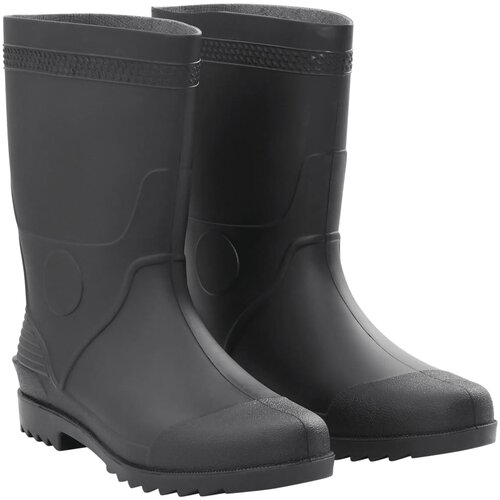 VidaXL Čizme za ki&amp;scaron;u crne veličina 45 PVC Slike