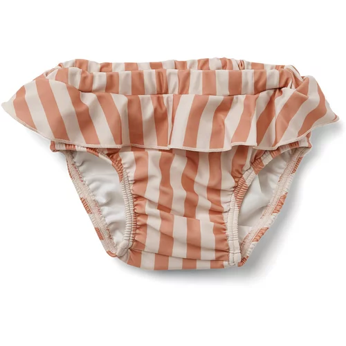 Liewood dječje kupaće gaćice elise stripe coral blush/creme de la creme