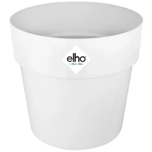 ELHO okrugla tegla za biljke (Ø x V: 30 x 27 cm, Bijele boje)