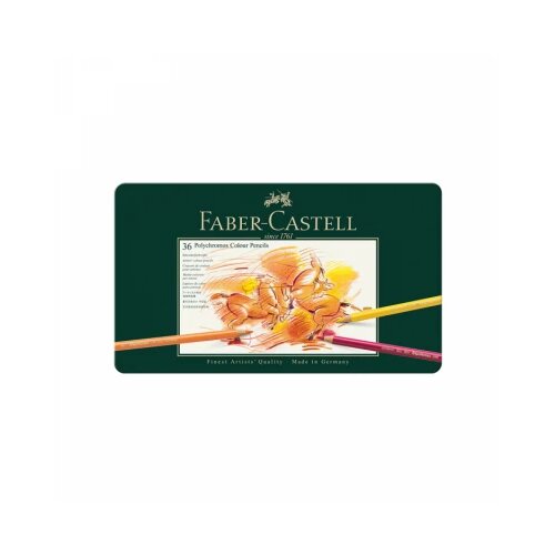 Faber-Castell Drvene bojice Polychromos 1/36 110036 metalna kutija Slike