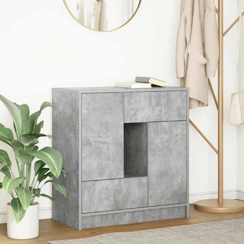  Komoda s ladicama i vratima beton siva 70,5x34x74,5 cm Cijene