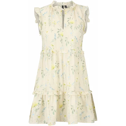 Vero Moda Petite Ljetna haljina 'JOSIE' bež / svijetloplava / svijetlozelena