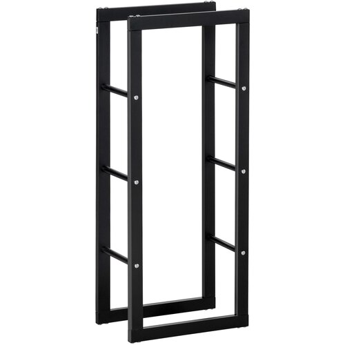HOMCOM pokončni regal za les Nosilec lesa z zmogljivostjo 100 kg Kovina 40 &times; 25 &times; 100 cm, (20754031) Cene