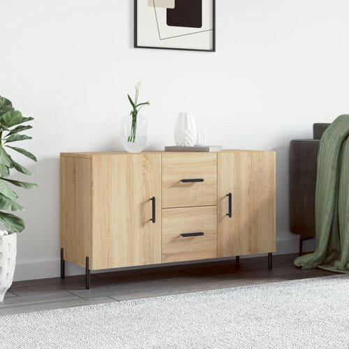 vidaXL Komoda sonoma hrast 100x36x60 cm inženirski les Cene
