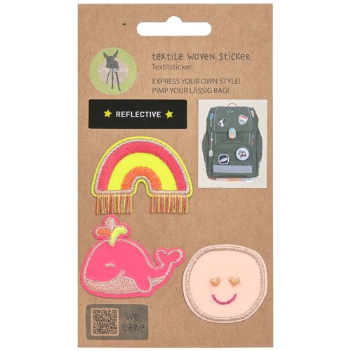 L&amp;auml;ssig &amp;scaron;olski set nalepk Kit roza - tekstilne Slike