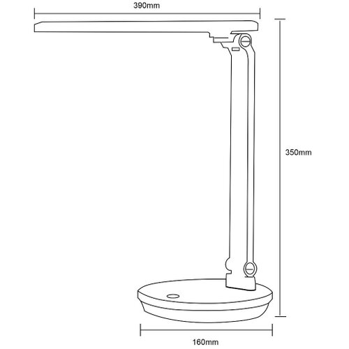 Zuma line SM-542-BL - LED Stona lampa LED/5W/230V 3000-6000K crna Slike