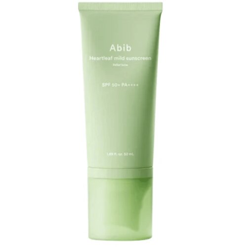Abib Krema za lice za za&amp;scaron;titu od sunca Heartleaf Mild Sunscreen Relief Tube, 50 ml Slike