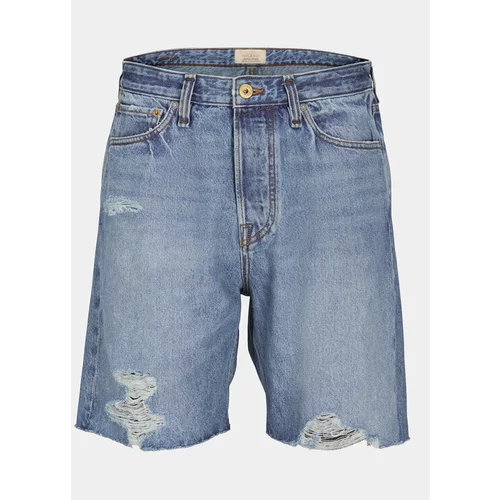 Jack & Jones Jeans kratke hlače Tony Cooper 12255116 Modra Loose Fit