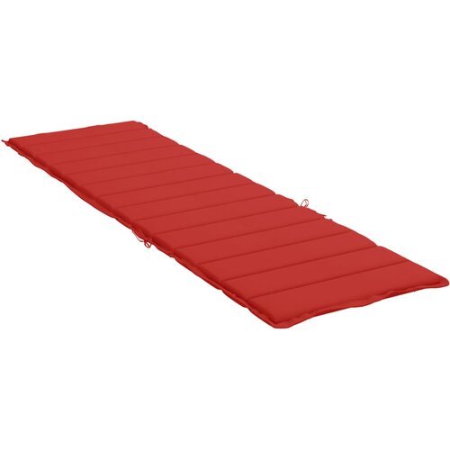 Jastuk za ležaljku crveni 200 x 60 x 3 cm od tkanine Oxford Slike