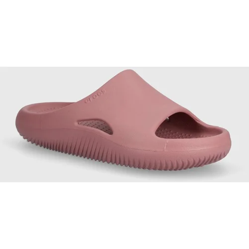 Crocs Natikači Mellow Slide ženski, roza barva, 208392