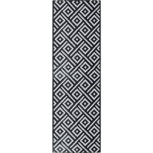 Maison Chic Zunanja Preproga, Rug Bela in črna 80x250 cm PP, (22122690) Cene