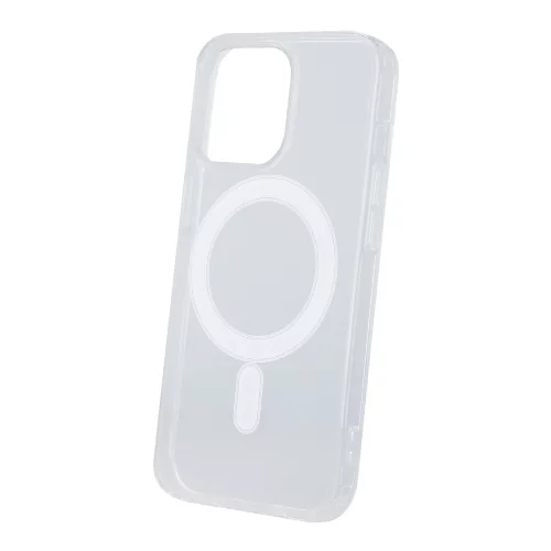 Onasi Silikonski ovitek ANTISHOCK MagSafe za iPhone 13 Pro Max - prozoren