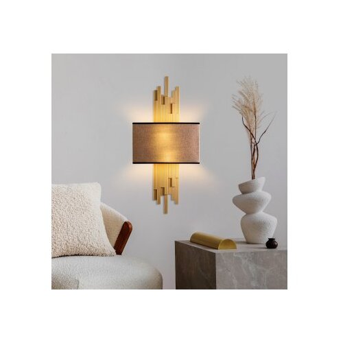 Opviq Zidna lampa Axis-15112, 35x75x10cm, IP20, Zlatno-smeđa boja Cene