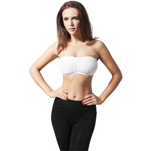 Urban Classics ladies laces bandeau white Cene
