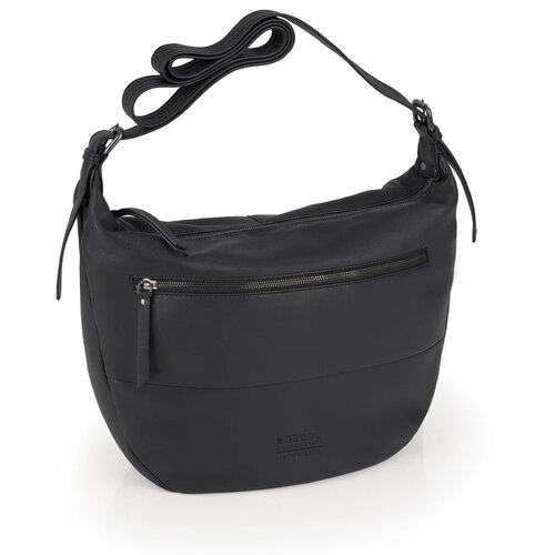  Torba na rame ženska kožna 38x28x8 cm Dharma Gabol crna Cene