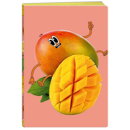 Play premium, sveska sa UV lakom, Fruit, odaberite motiv Mango A4 Dikto Cene