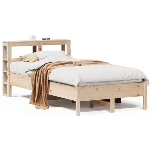 VidaXL Okvir kreveta bez madraca 75 x 190 cm od masivne borovine Slike
