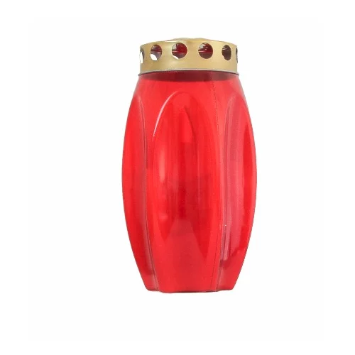  Parafinska sveča CVET (rdeča, srednja)