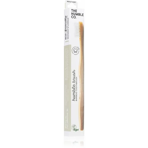 The Humble&Co Brush Adult četkica za zube od bambusa soft 1 kom