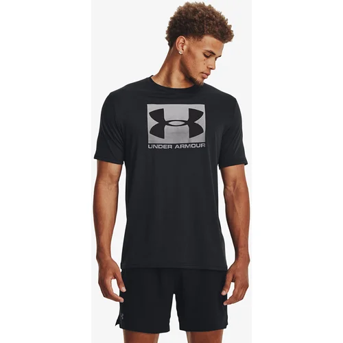 Under Armour Tehnička sportska majica svijetlosiva / crna