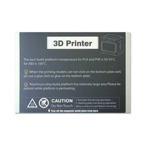 Qidi Tech Magnetic Build Plate, i-Fast Cene