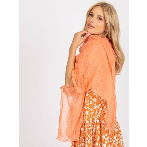 Fashion Hunters Orange viscose women's scarf Slike
