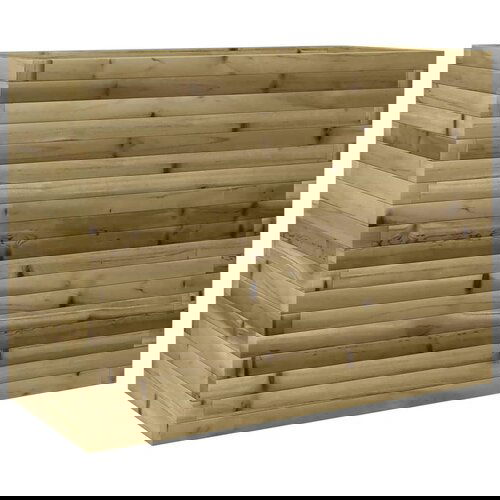 VidaXL Vrtno cvetlično korito 90x40x68,5 cm impregnirana borovina, (21229294) Slike