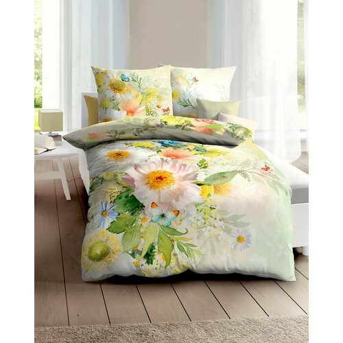Kaeppel posteljnina camila - designer 140/200 cm saten rumena Cene