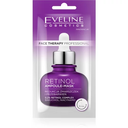 Eveline Cosmetics Face Therapy Retinol kremasta maska proti prvim znakom staranja kože 8 ml