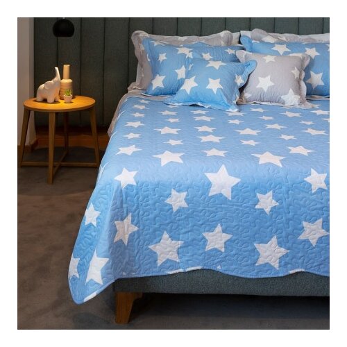 Dekordom štepani prekrivač iva microsoft 150x200 stars blue ( 020041 ) Cene
