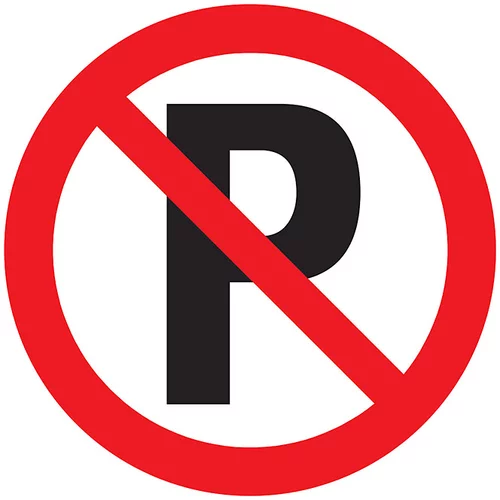  znak pickup (motiv: prepovedano parkiranje, premer: 18 cm)