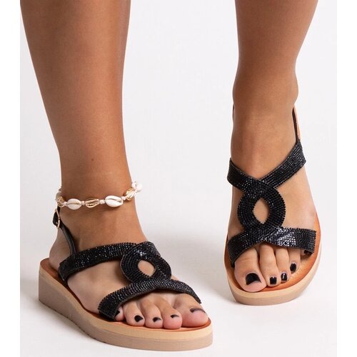 D/CEO Black sandals on a block heel Millo Slike