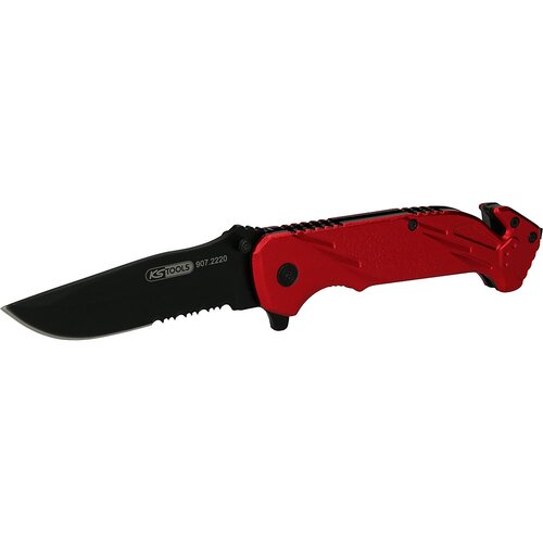Ks Tools Zložljivi nož, z blokado in rezalnikom traku, skupna dolžina 210 mm Cene