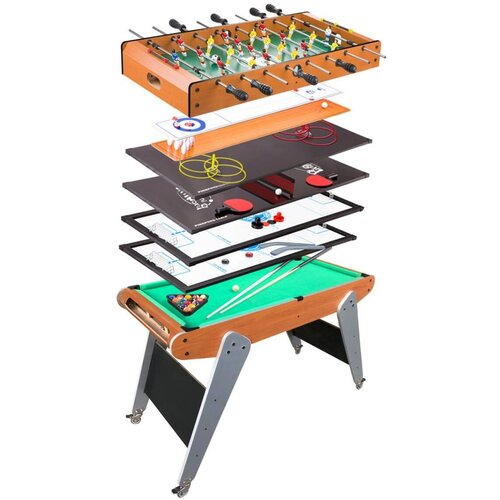 Lean_Toys 8-v-1 - namizni nogomet, ping pong, biljard, kegljanje, hokej - 9751 Cene