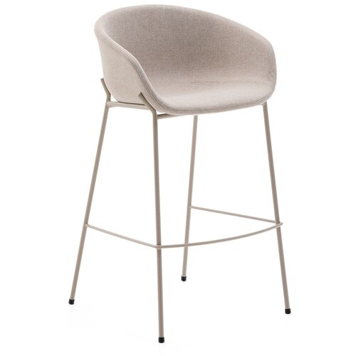Kave Home Bež barska stolica (visine sjedala 75 cm) Yvette &amp;ndash; Slike