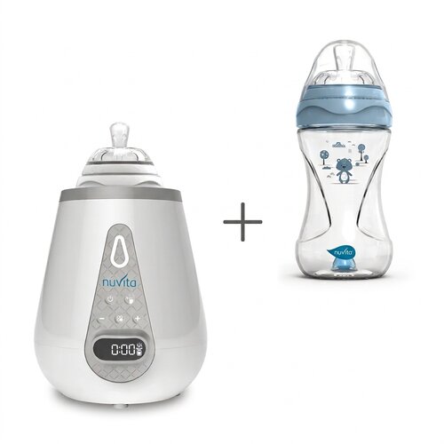 Nuvita Grejač fla&amp;scaron;ica i sterilizator + Fla&amp;scaron;ica za bebe Anti Colic, 250,ml Slike