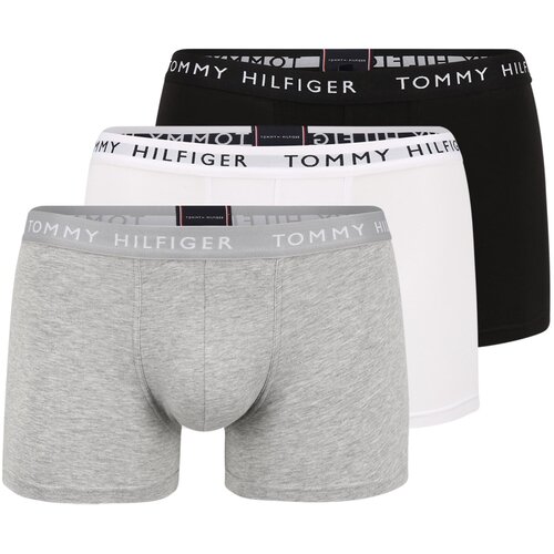 Tommy Hilfiger Underwear Bokserice siva melange / crna / bijela Cene