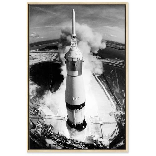  Slika - Cosmic Speed (1 Part) Vertical 60x90 U prirodnom drvenom okviru Cene