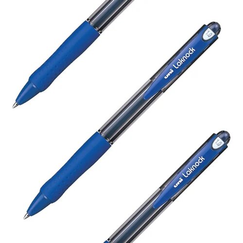 No Statovac SN-100 laknock, hemijska olovka, 0.5 mm, plava, uni-ball Cene
