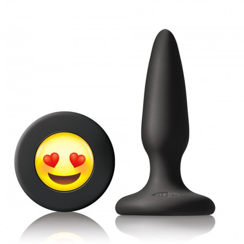 Ns Novelties Mojis Plug #ILY Black Cene