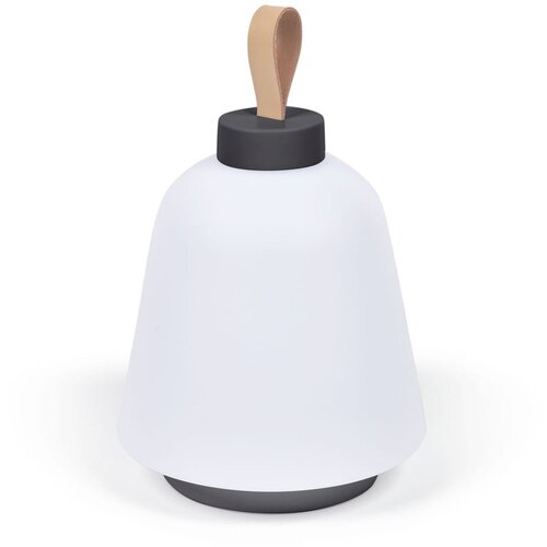 Kave Home Bela plastična LED zatemnitvena namizna svetilka (vi&amp;scaron;ina 24 cm) Udiya &amp;ndash; Slike