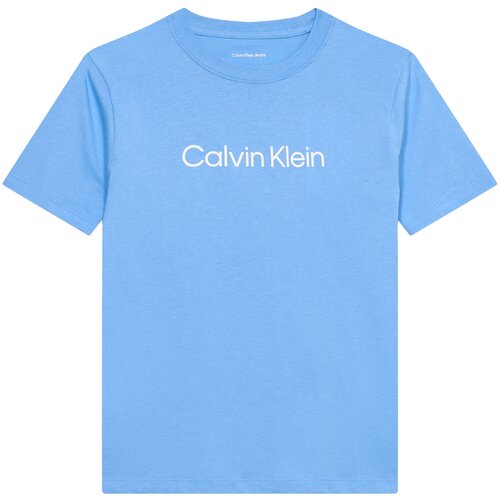 Calvin Klein Jeans Majica azur / bela Slike
