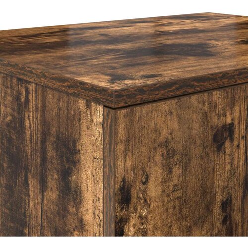 Kabinet za pohranu od dimljenog hrasta 103x41x40 cm inženjersko drvo Slike