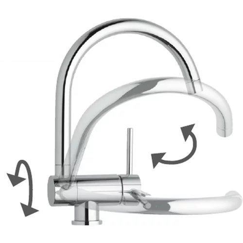 Sink Solution PETRA - pregibna (keramični vložek 40mm), (20502689)